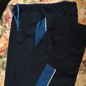 Men’s Athletic Works blue gym pants